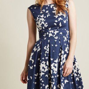 Navy Butterfly dress